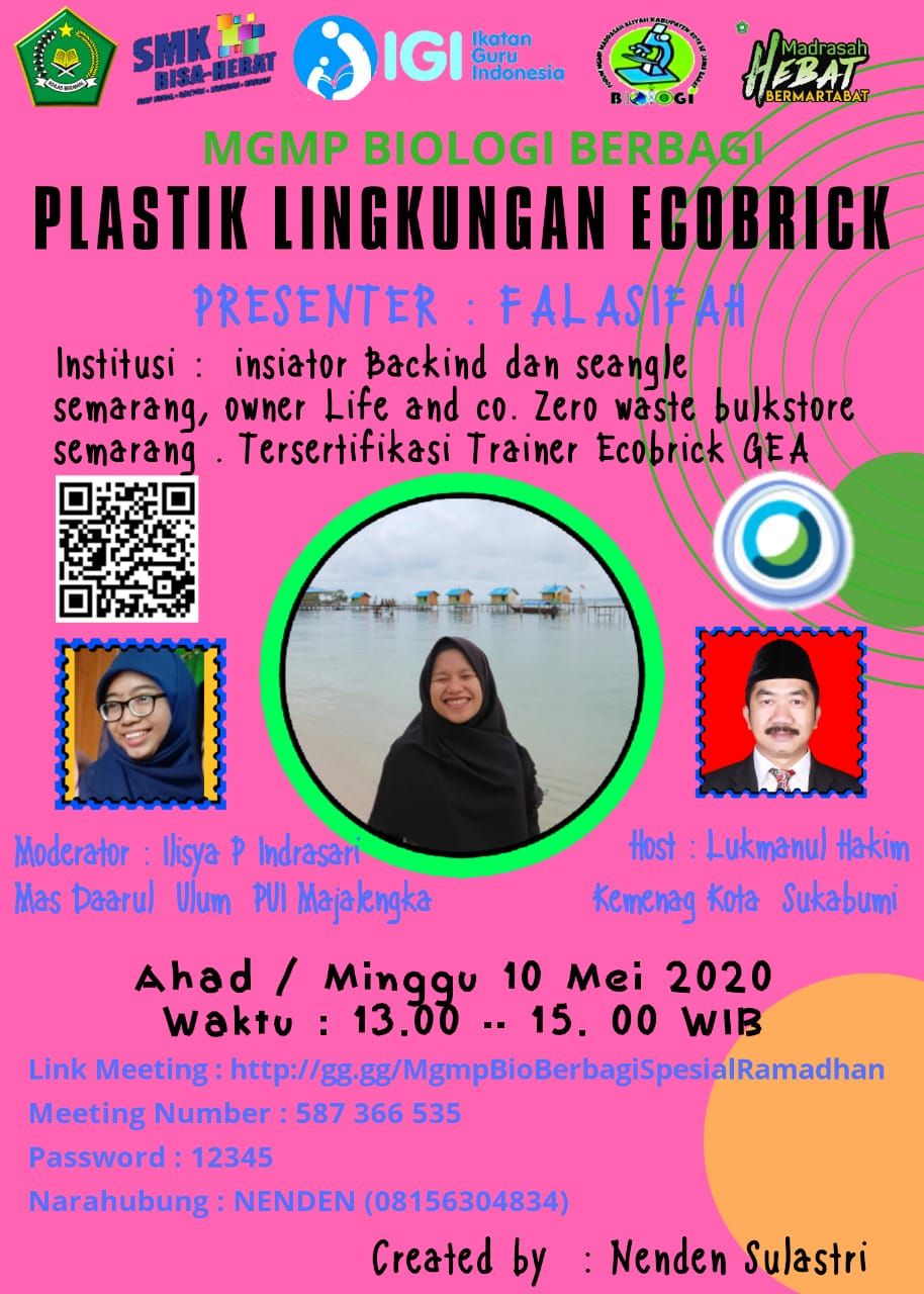 MGMP Biologi Menyapa: Plastik Lingkungan Ecobriks