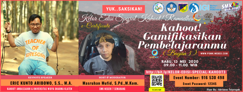 Kelor CSOC Sulteng: "Kahoot!: Gamifikasikan Pembelajaranmu" (Bagian 3)