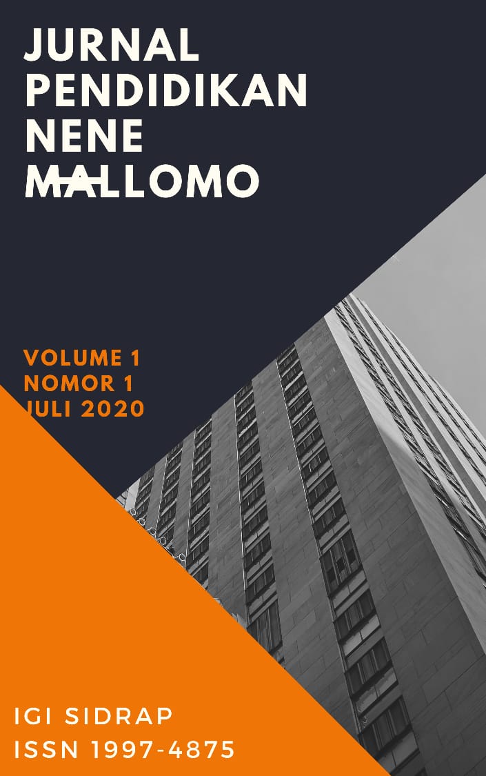 IGI Sidrap Terbitkan Jurnal Pendidikan "NENE MALLOMO" Edisi Perdana Di Bulan Juli 2020