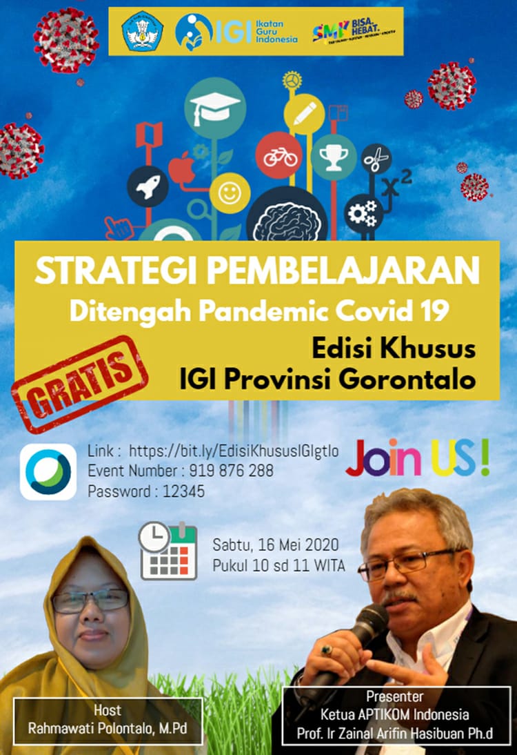 IGI Gorontalo: Strategi Pembelajaran Di Tengah Pandemic Covid-19 Bersama Ketua APTIKOM Indonesia