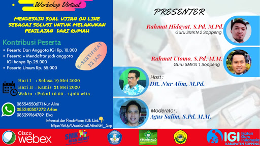 IGI Kab. Soppeng Gelar Workshop Virtual Ketiga Di Masa Pandemik Covid-19