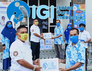 1441 Masker Berlogo IGI Soppeng Dibagikan Di Bulan Ramadhan 1441 H