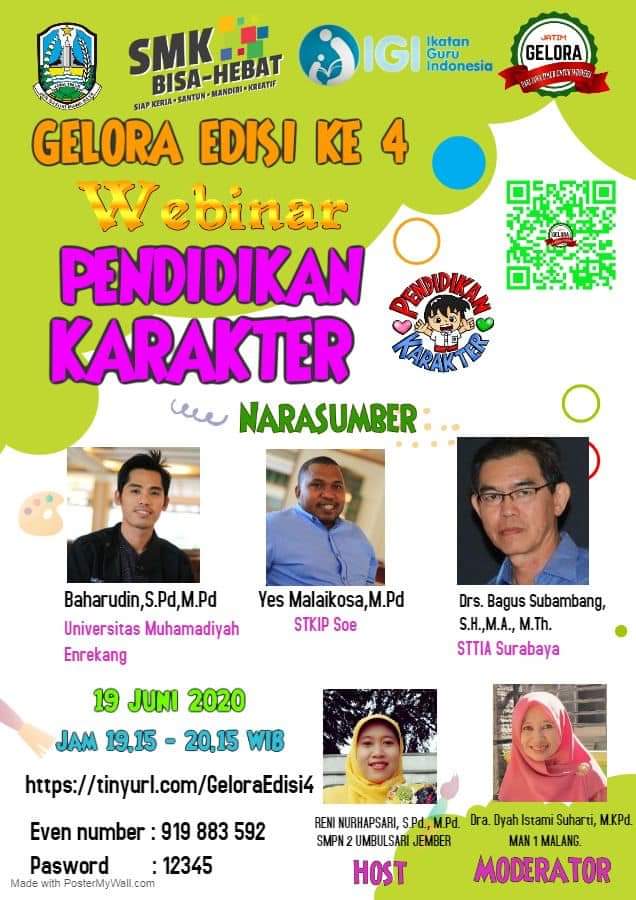 GELORA Edisi 4: Webinar Pendidikan Karakter