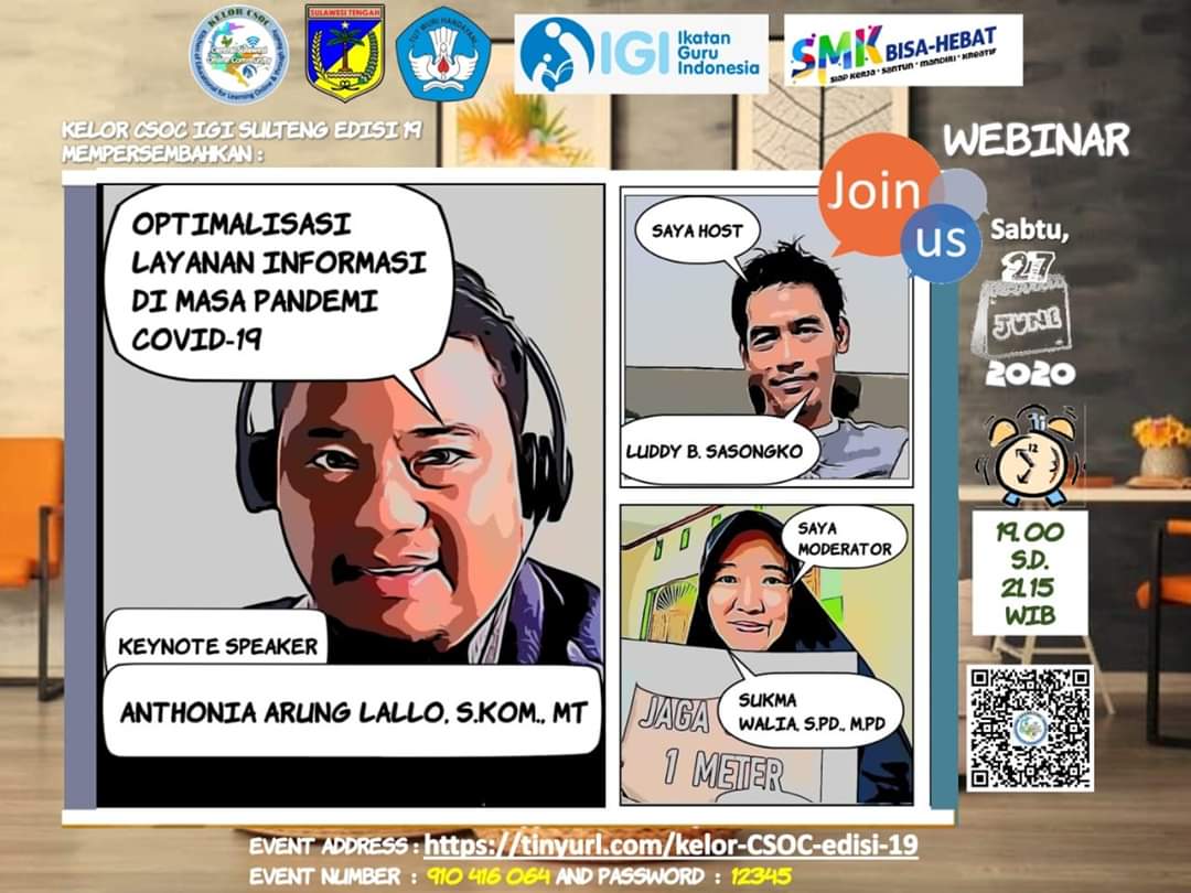 Kelor CSOC Edisi 19: Optimalisasi Layanan Informasi di Masa Pandemi Covid-19