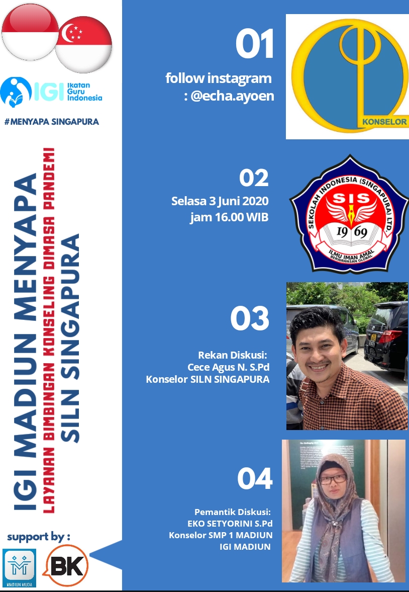 IGI Madiun Menyapa; Layanan BK Pada Masa Pandemi Di SLN Singapura