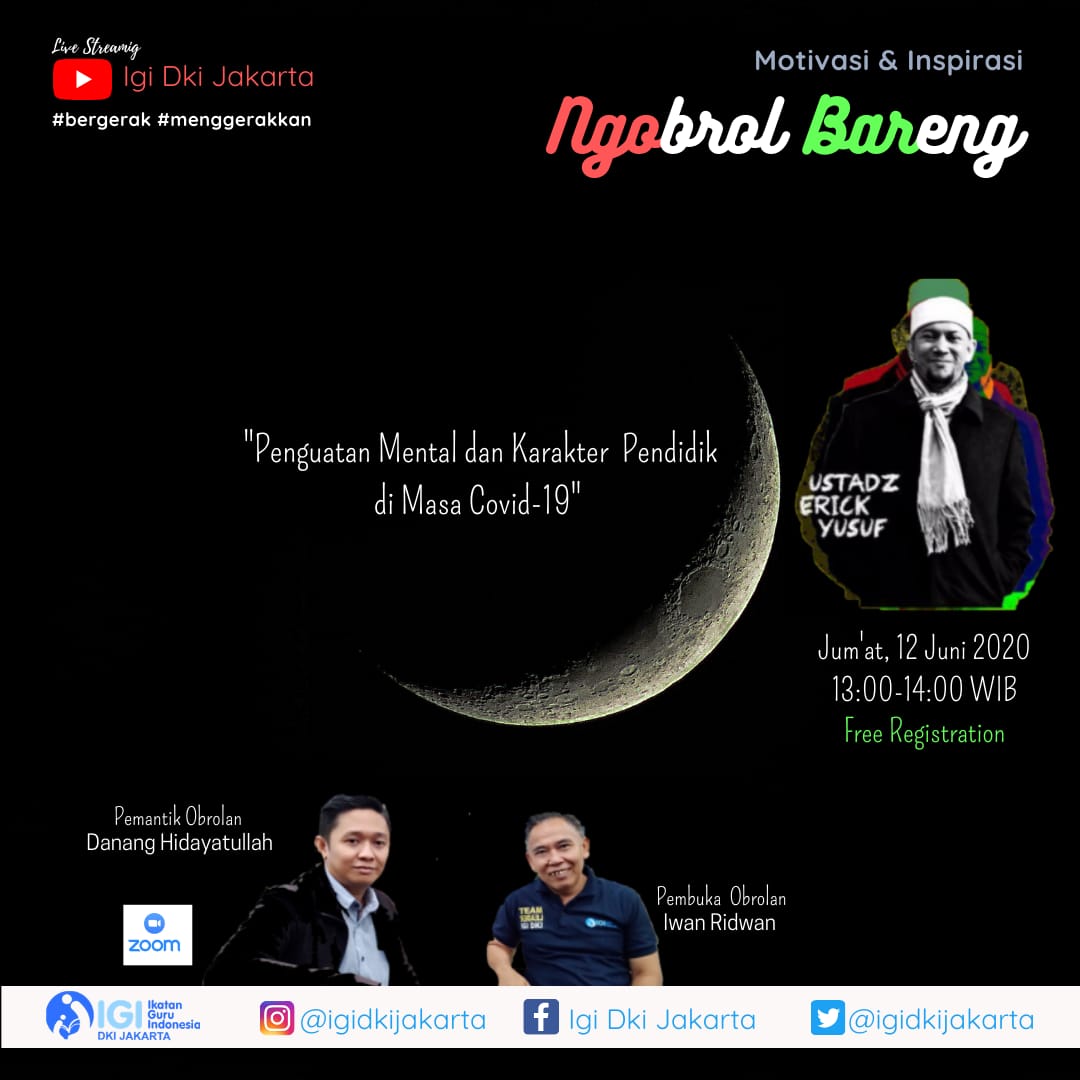 "Ngobrol Bareng" IGI DKI Bersama Ustadz Erick Yusuf