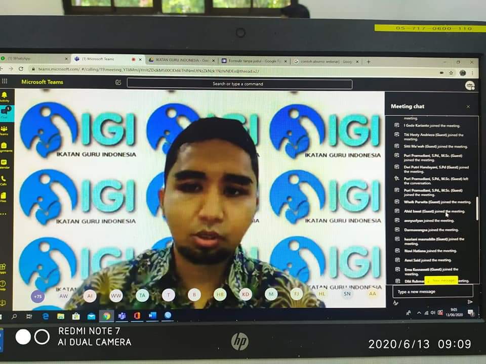 Webinar Nasional dan Workshop IGI Kab. Luwu Timur Diikuti Peserta dari 20 Provinsi di Indonesia dan Peserta dari Luar Negeri