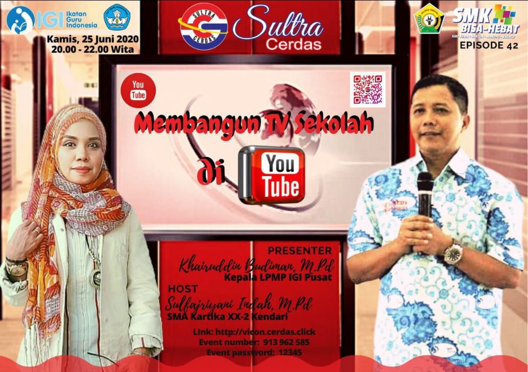 Sultra Cerdas ed. 41; "MEMBUAT TV SEKOLAH DI YOUTUBE"