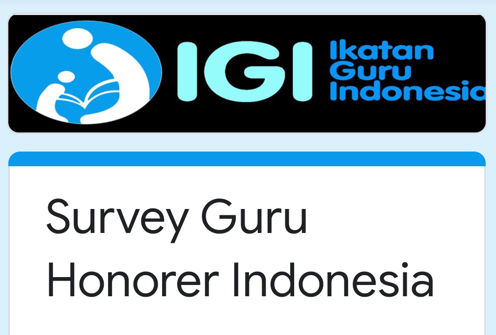 Survey Guru Honorer Indonesia