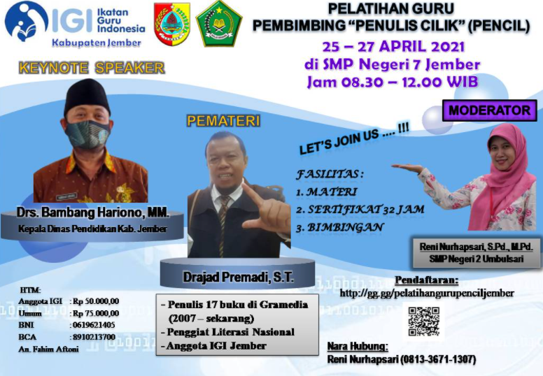 Guru Menulis Bersama Calon Penulis Cilik
