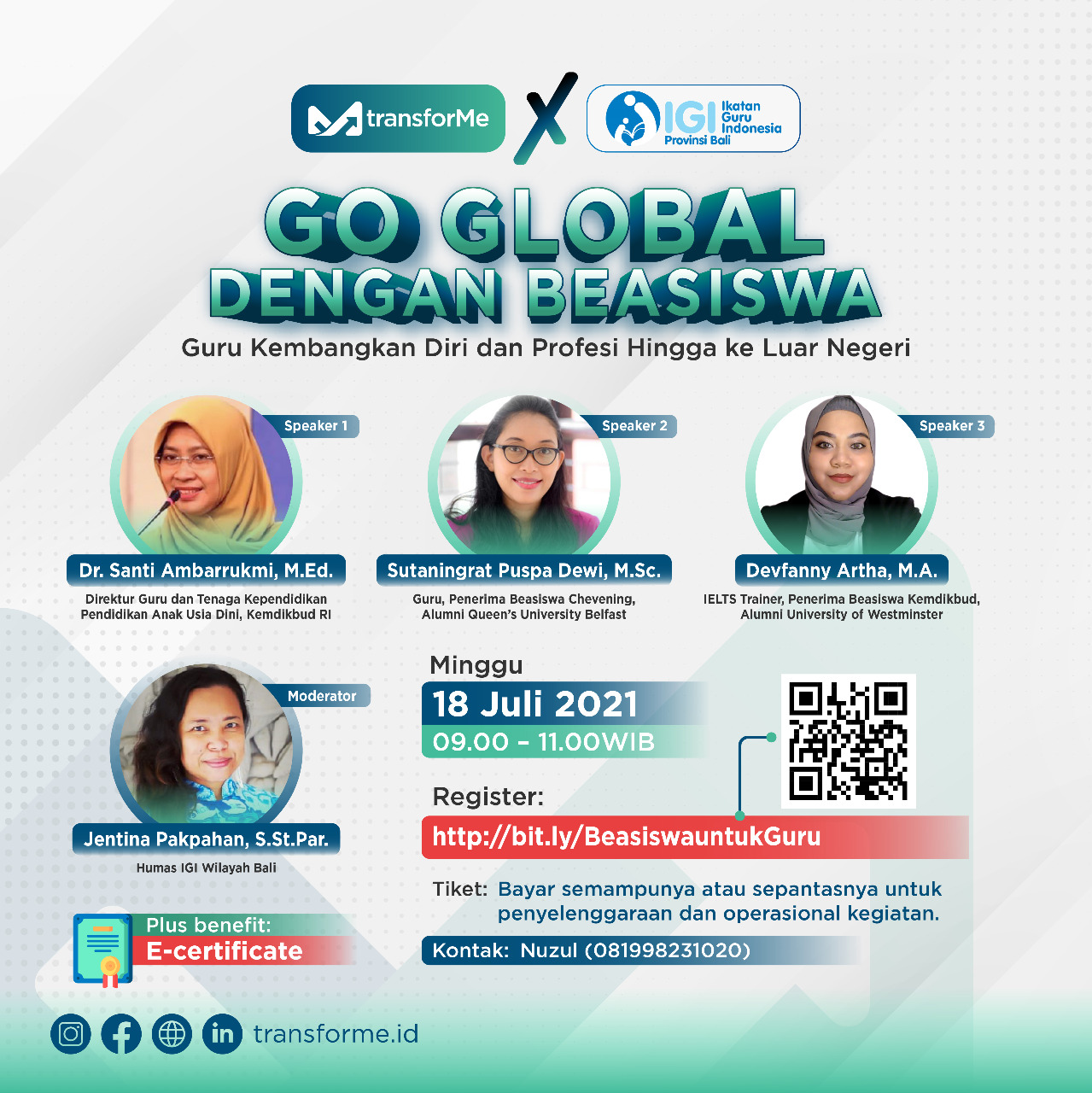 Go Global with IGI and TransforMe