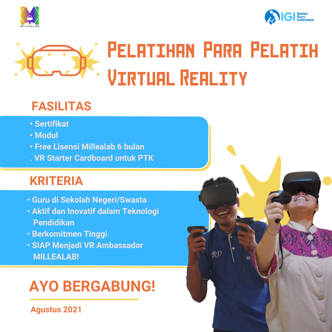 Pelatihan Para Pelatih Virtual Reality