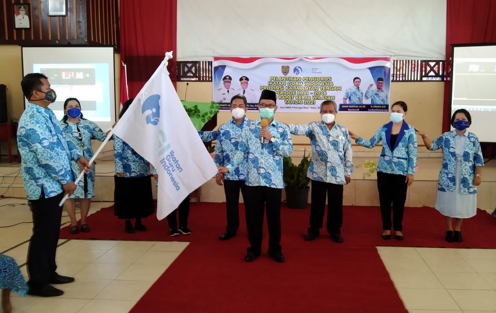 Dilantik menjadi Ketua IGI Kalteng, Aprianto siap majukan dunia pendidikan