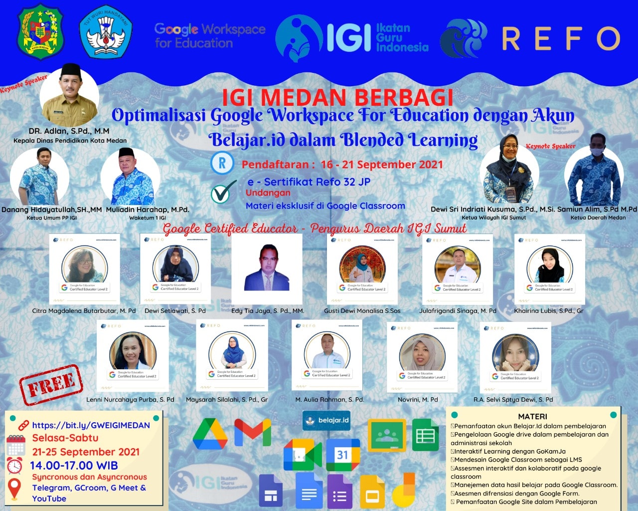 Optimalisasi Pemanfaatan Akun belajar.id bergema di kota Medan