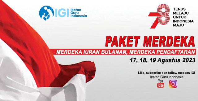 HUT Ke 78 RI  IGI Gratiskan Biaya Pendaftaran Anggota Selama 3 Hari di Beberapa Daerah