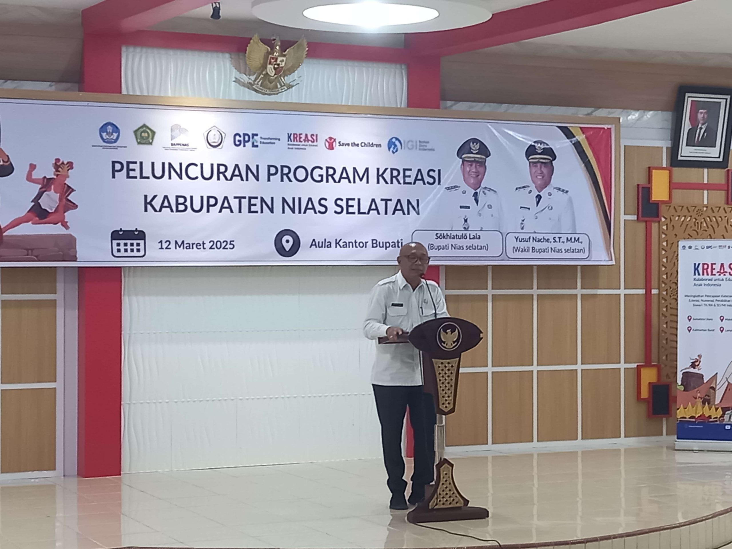 Sekda Nisel Buka Secara Resmi Peluncuran Program KREASI
