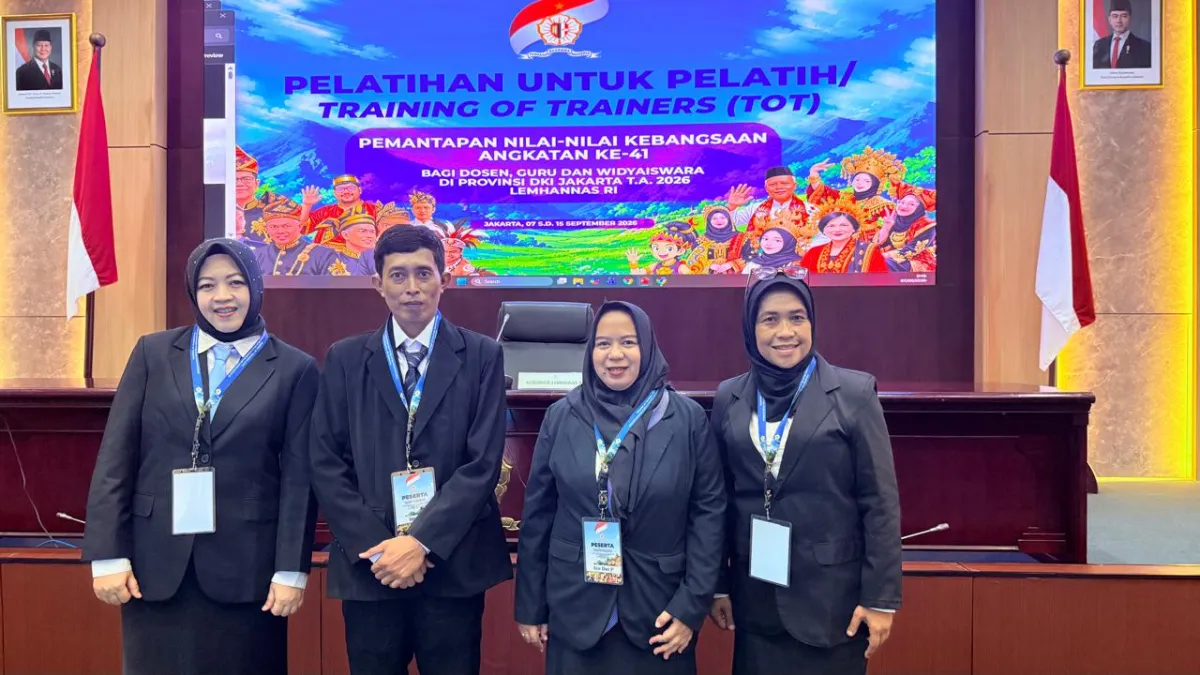 IKATAN GURU INDONESIA (IGI) UTUS PENGURUS IKUTI ToT KEBANGSAAN LEMHANNAS RI