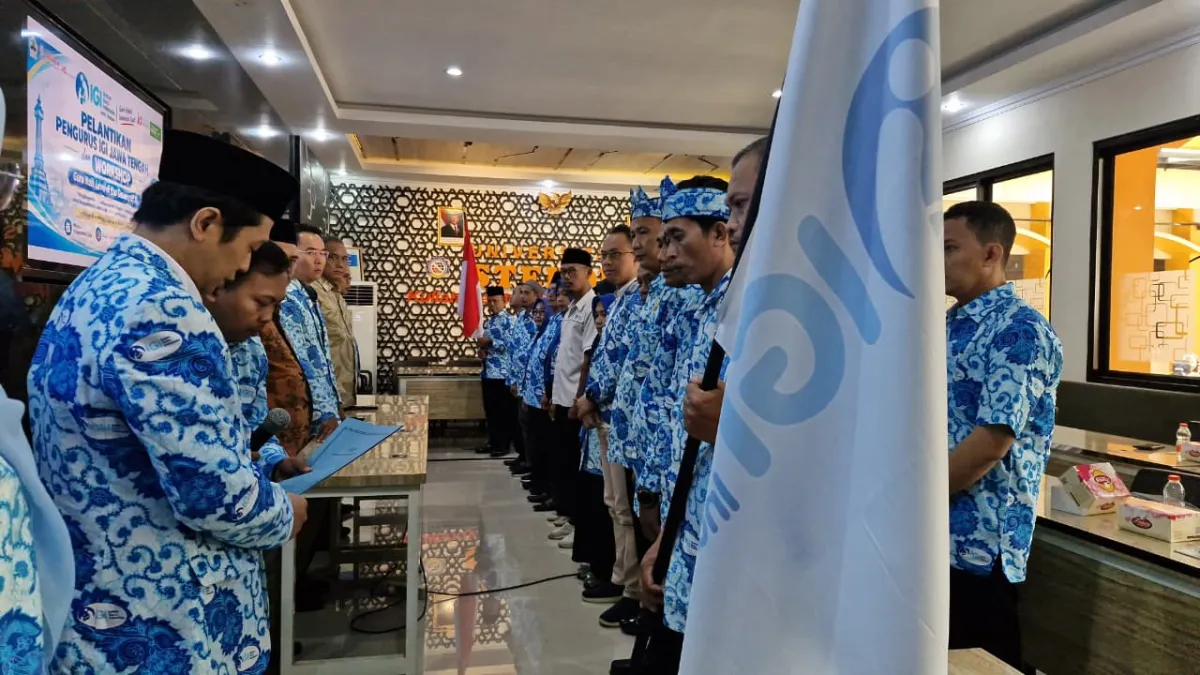 LANTIK PENGURUS WILAYAH IGI JAWA TENGAH, KETUM IGI SEBUT AGENDA RAKORNAS 